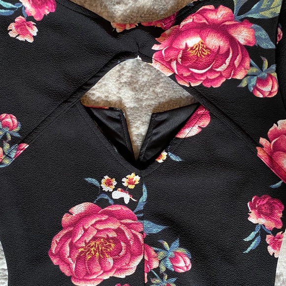 Floral Wrap Dress - Picture 2 of 2